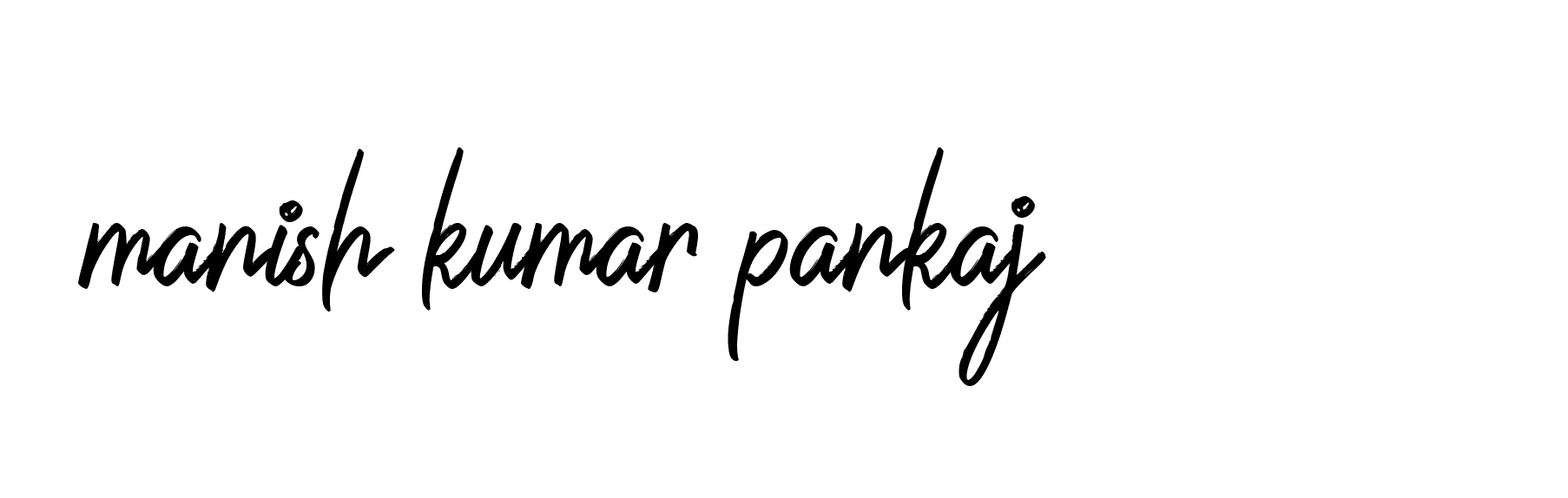 Signature of manish-kumar-pankaj