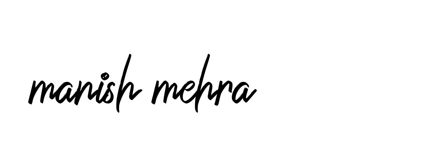 Signature of manish-mehra