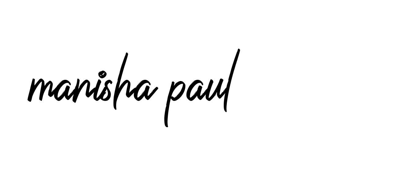 Signature of manisha-paul