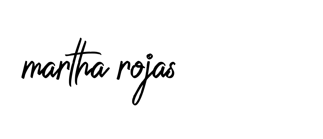 Signature of martha-rojas