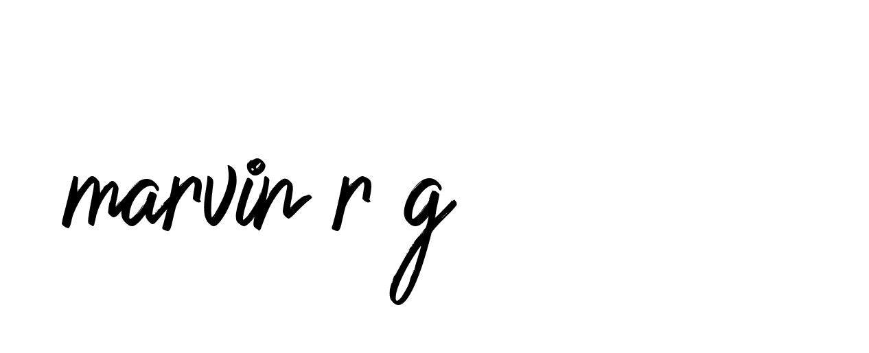 Signature of marvin-r-g