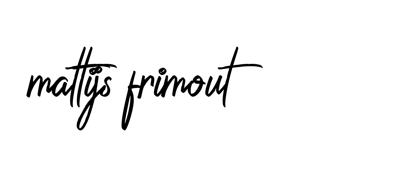 Signature of mattijs-frimout