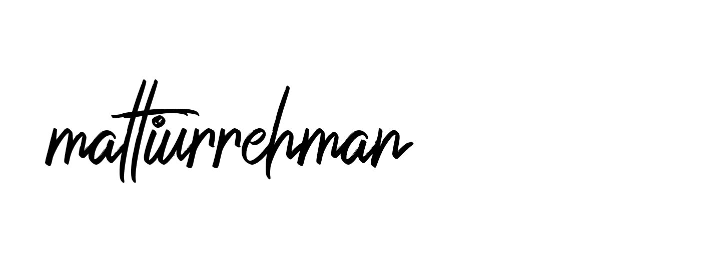 Signature of mattiurrehman