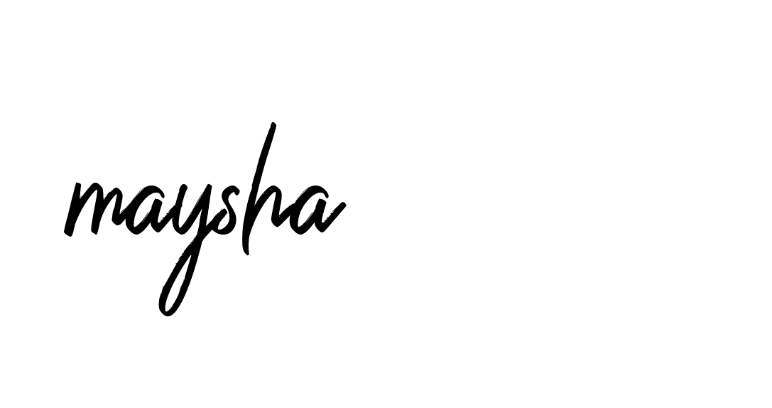 Signature of maysha