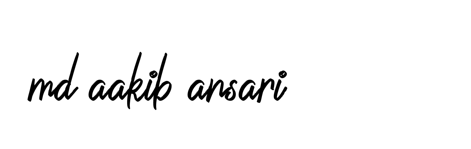 Signature of md-aakib-ansari