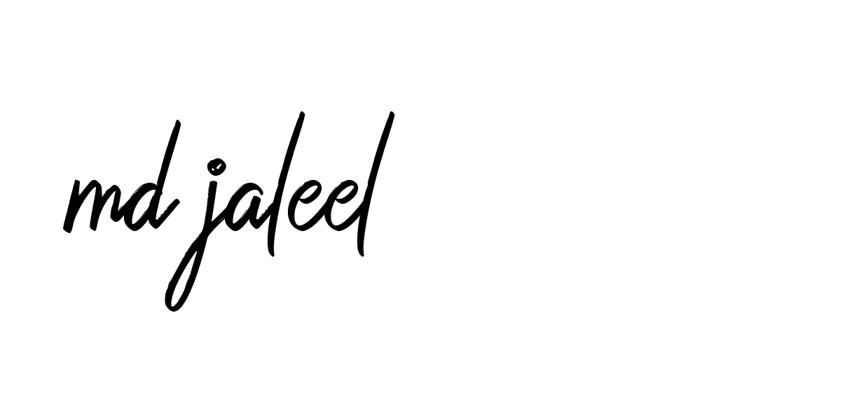 Signature of md-jaleel-