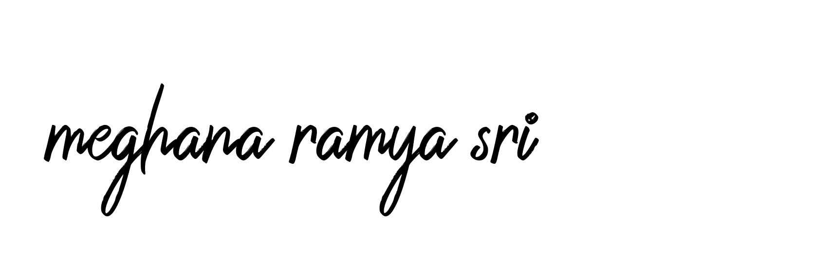 Signature of meghana-ramya-sri