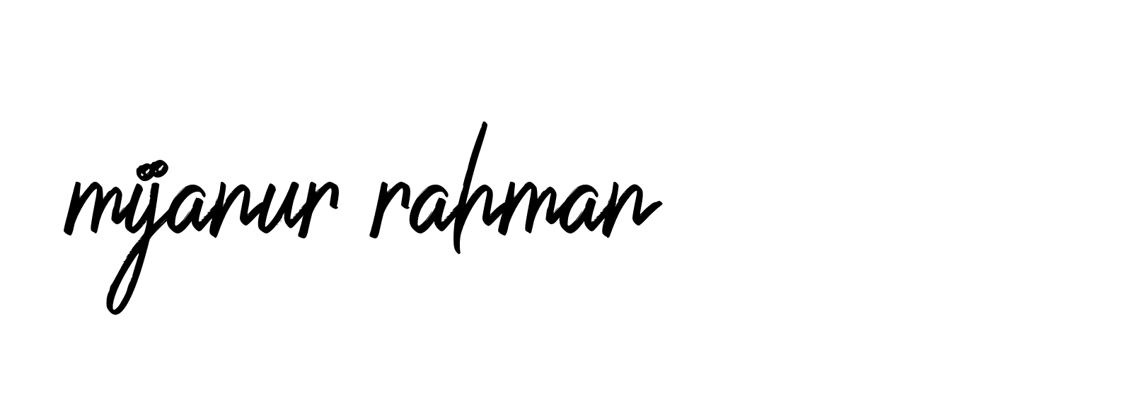 Signature of mijanur-rahman-