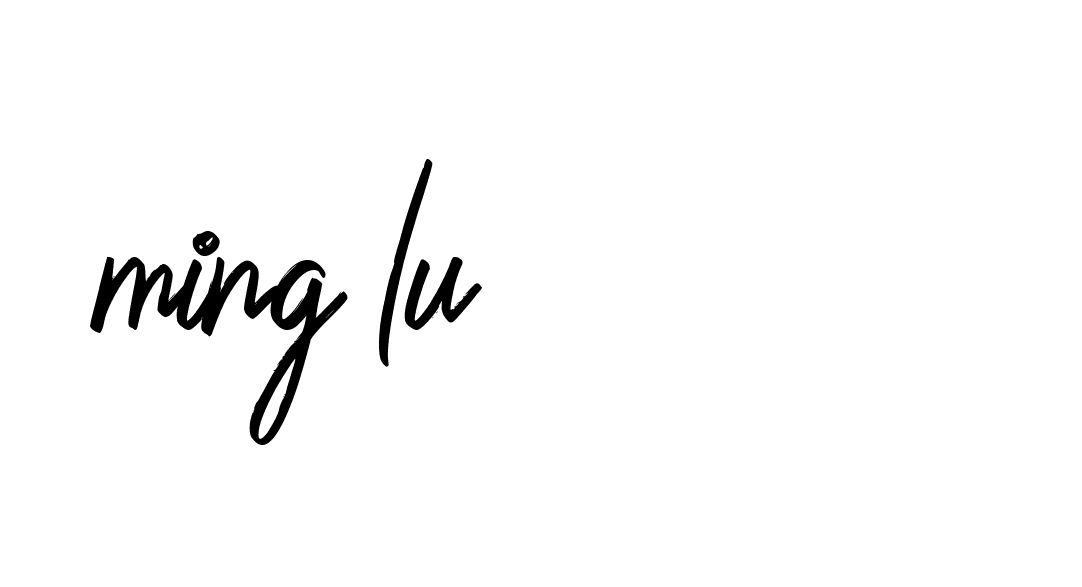 Signature of ming-lu