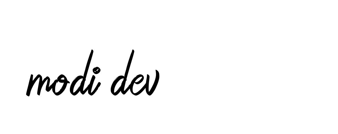 Signature of modi-dev