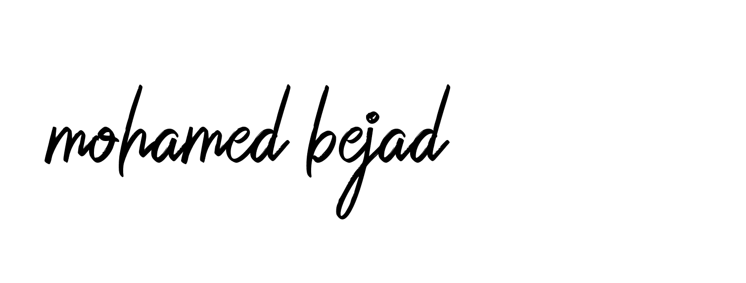 Signature of mohamed-bejad