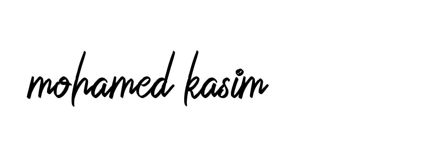 Signature of mohamed-kasim