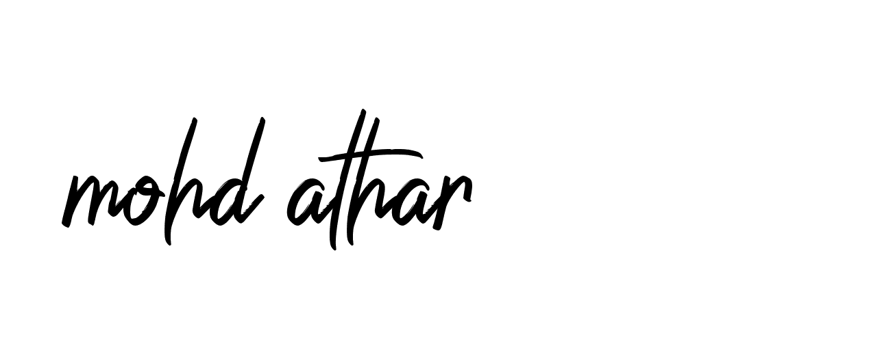 Signature of mohd-athar