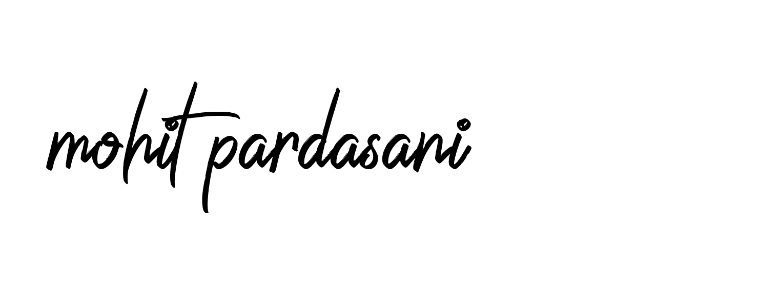 Signature of mohit-pardasani