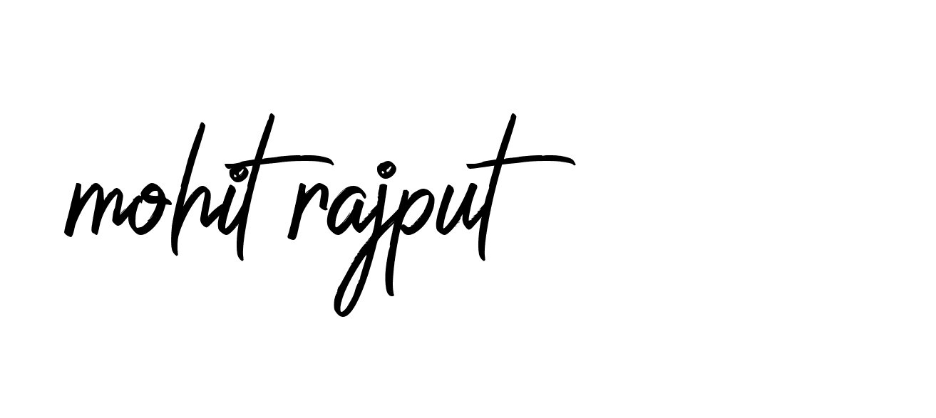 Signature of mohit-rajput