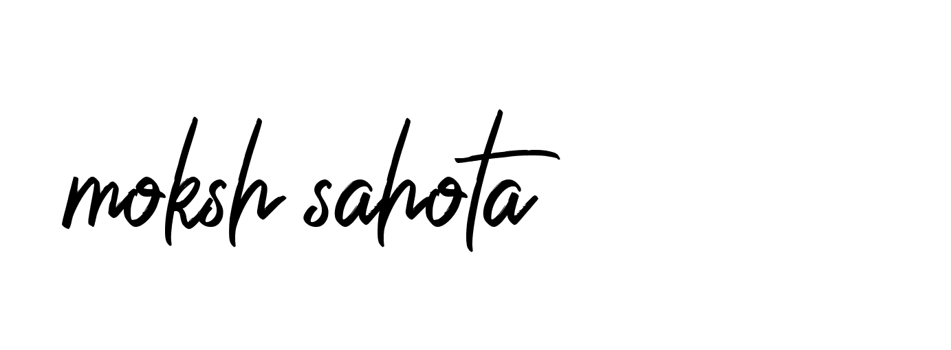 Signature of moksh-sahota