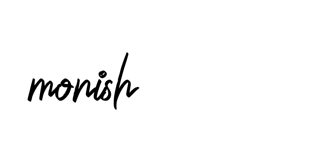 Signature of monish