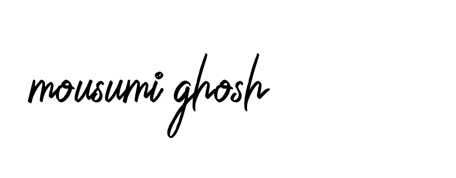 Signature of mousumi-ghosh