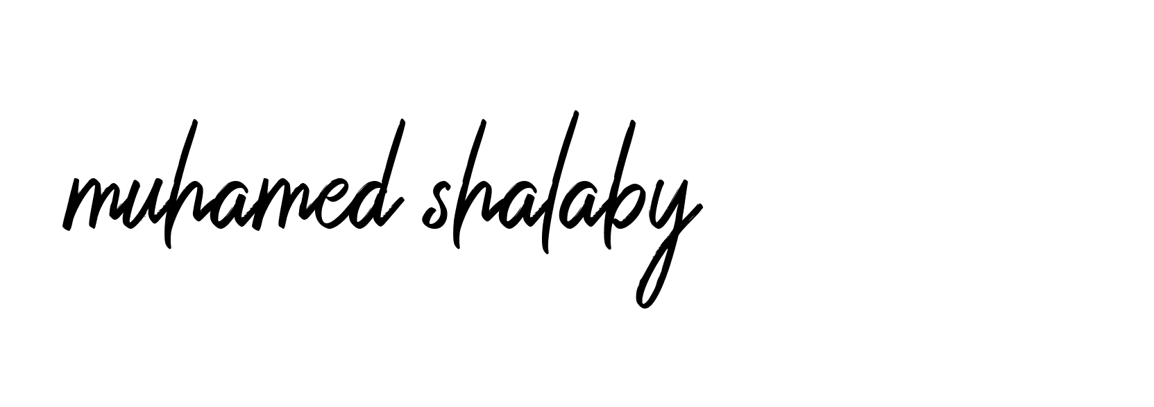 Signature of muhamed-shalaby-