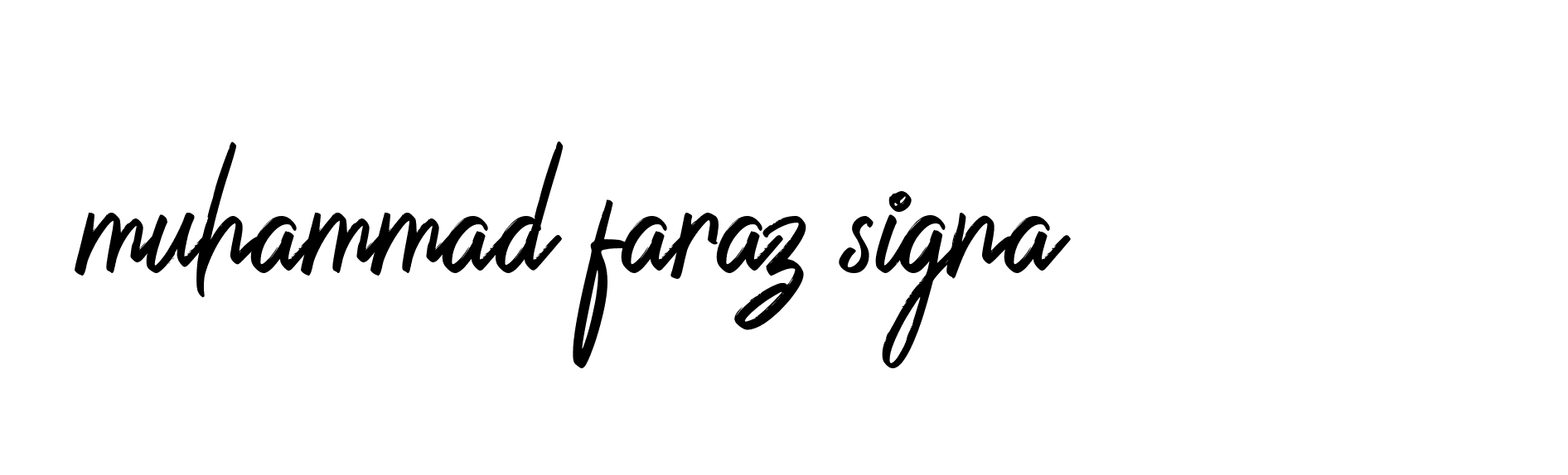 Signature of muhammad-faraz-signa