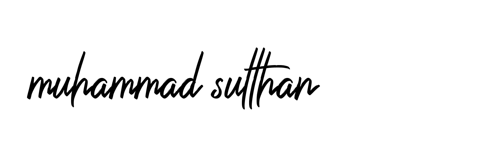 Signature of muhammad-sulthan