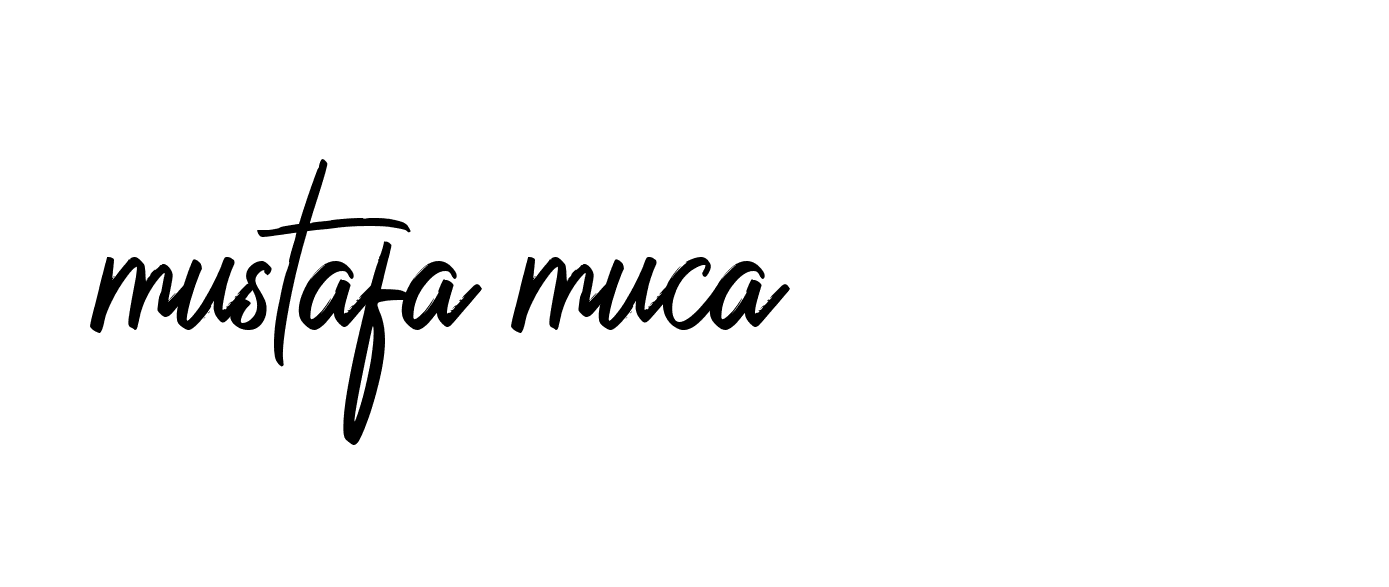 Signature of mustafa-muca