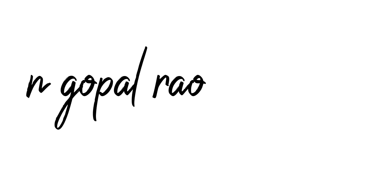 Signature of n-gopal-rao