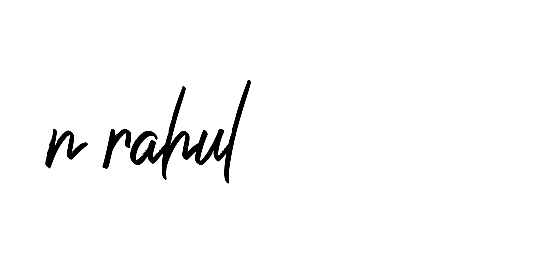 Signature of n-rahul