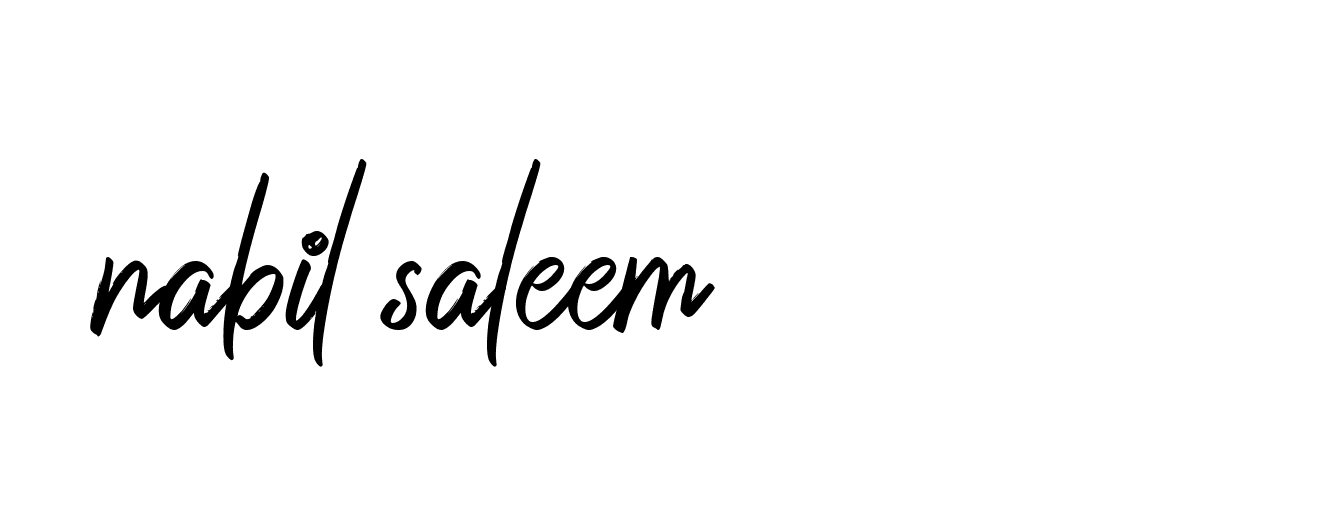 Signature of nabil-saleem