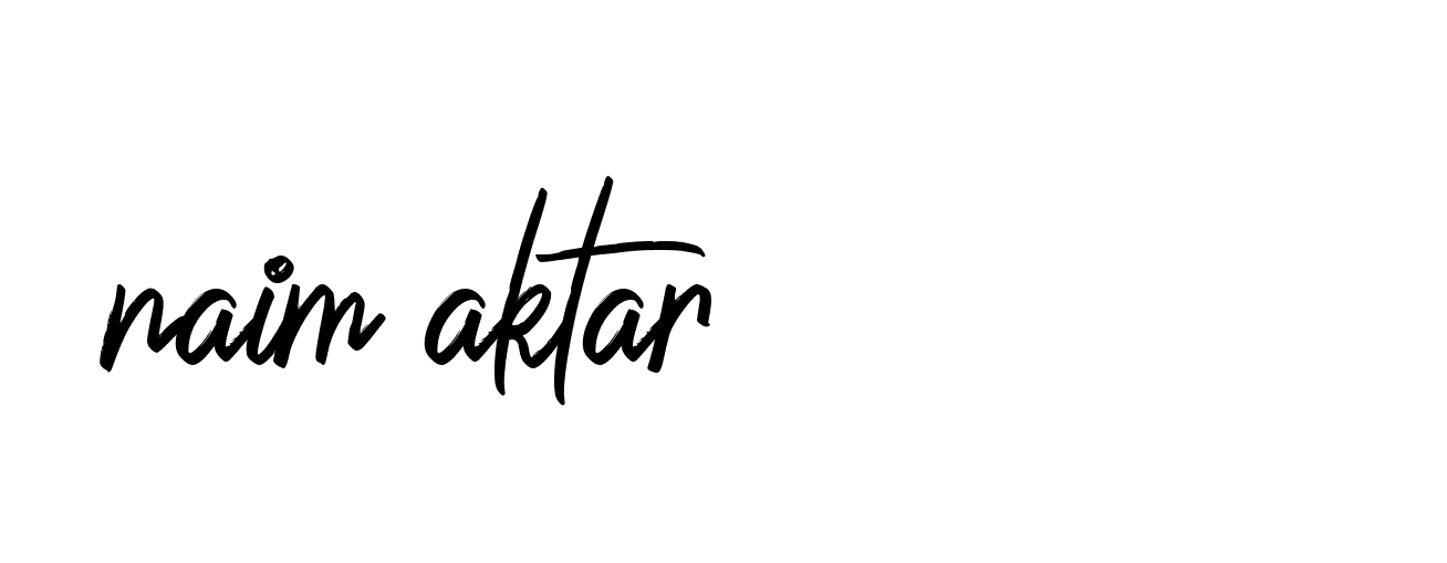 Signature of naim-aktar-