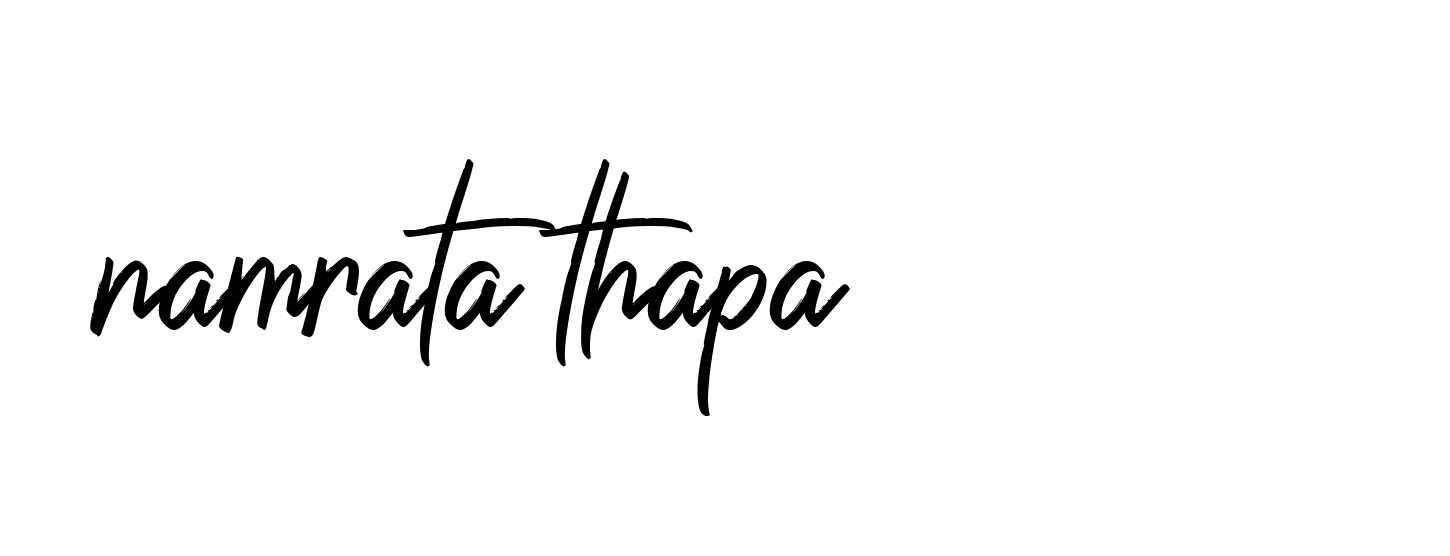 Signature of namrata-thapa