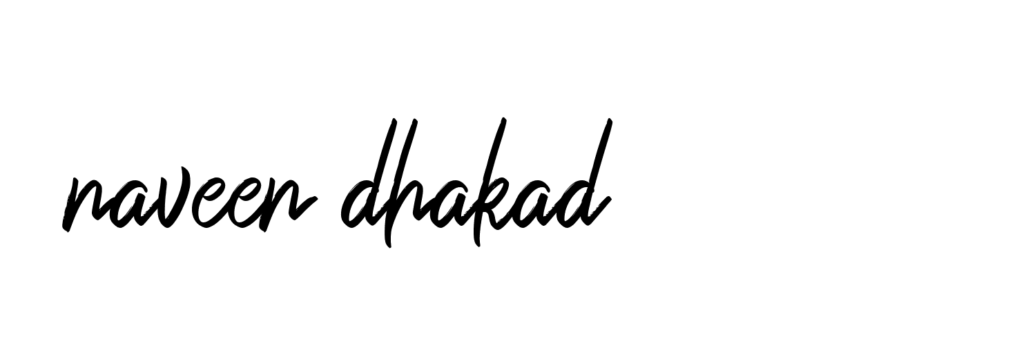 Signature of naveen-dhakad