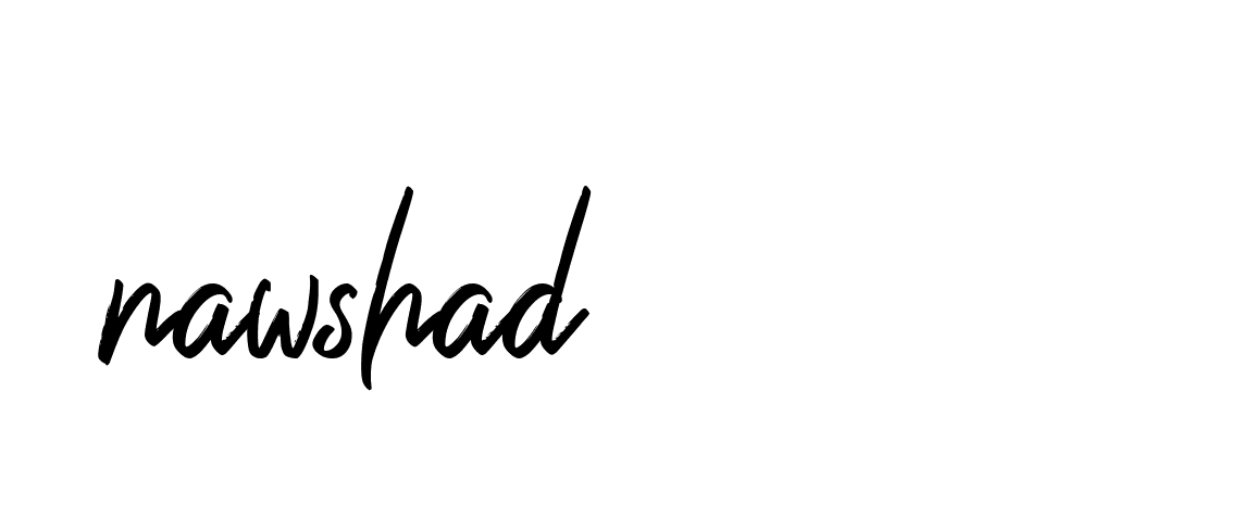 Signature of nawshad