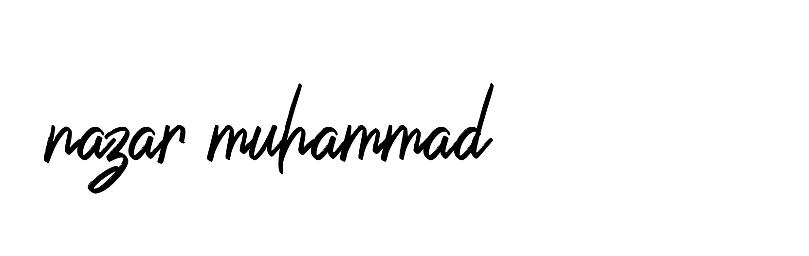 Signature of nazar-muhammad-