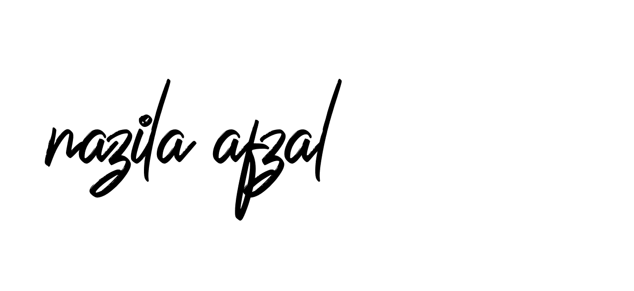 Signature of nazila-afzal