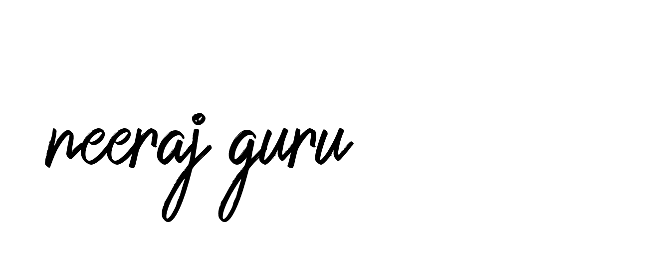 Signature of neeraj-guru