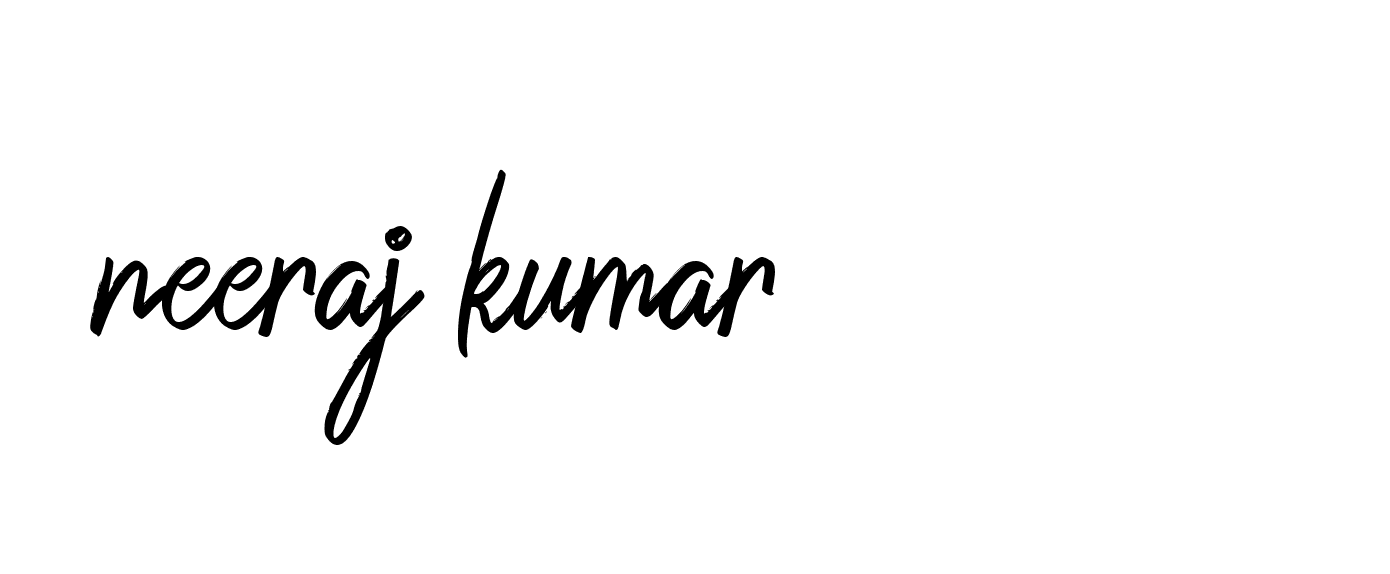 Signature of neeraj-kumar