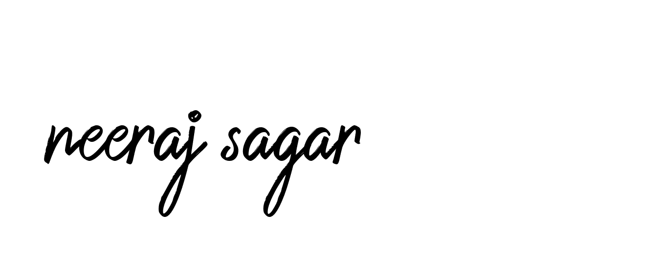 Signature of neeraj-sagar