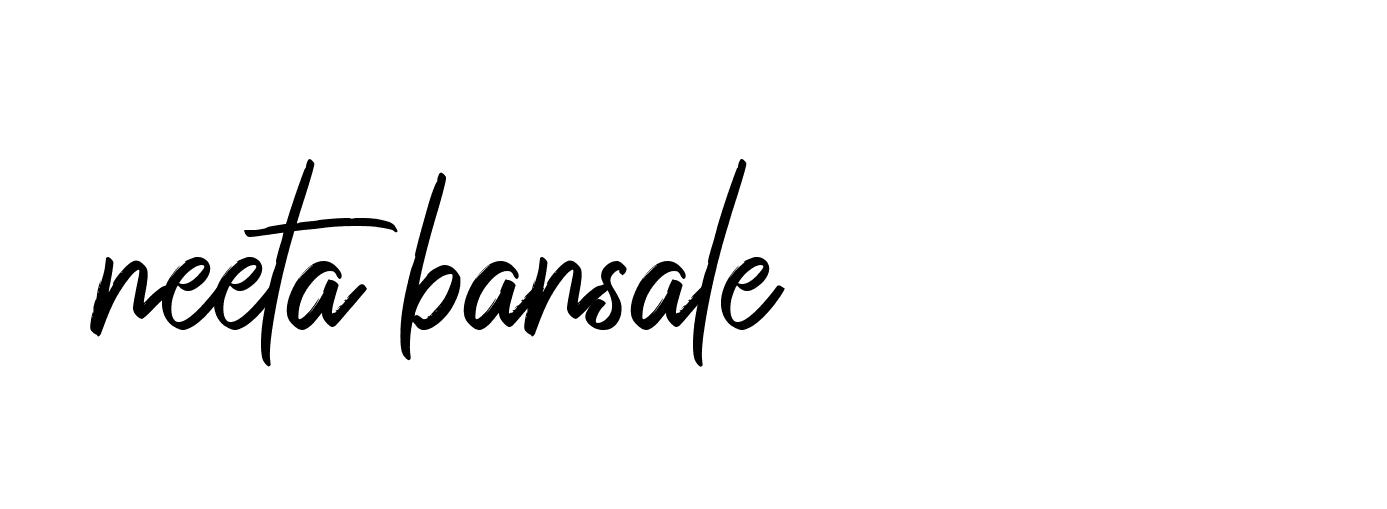 Signature of neeta-bansale