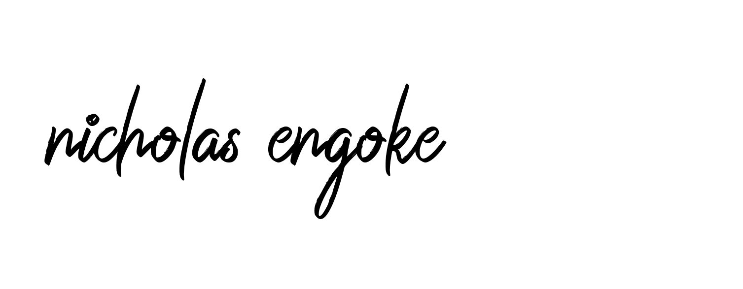 Signature of nicholas-engoke