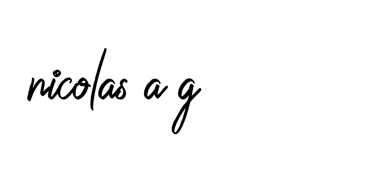 Signature of nicolas-a-g