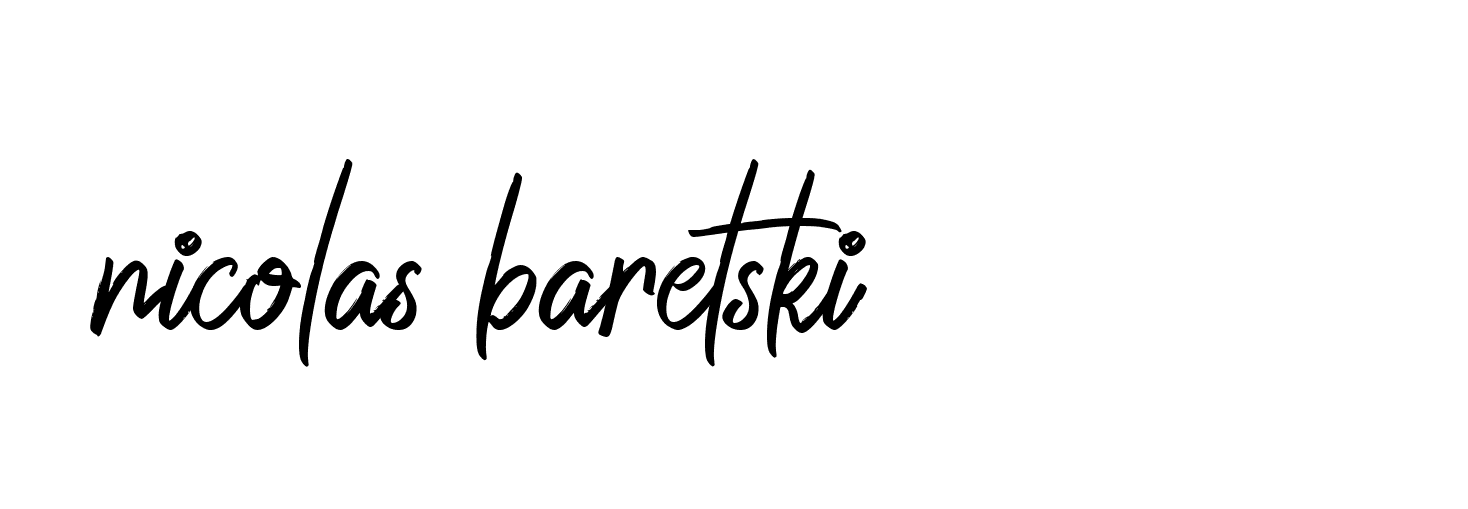 Signature of nicolas-baretski