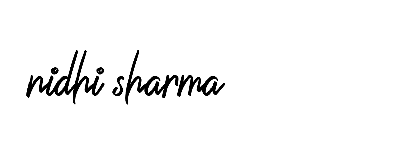 Signature of nidhi-sharma