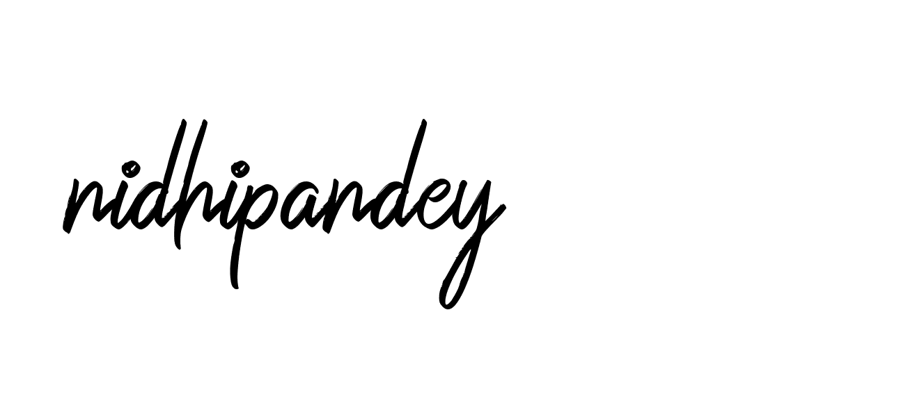 Signature of nidhipandey