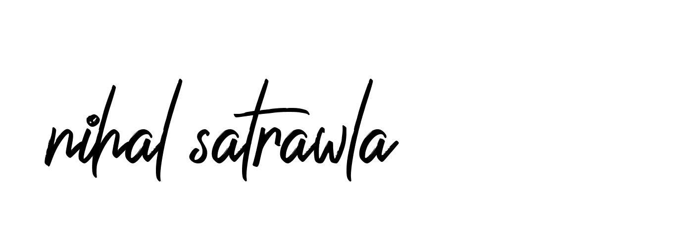 Signature of nihal-satrawla