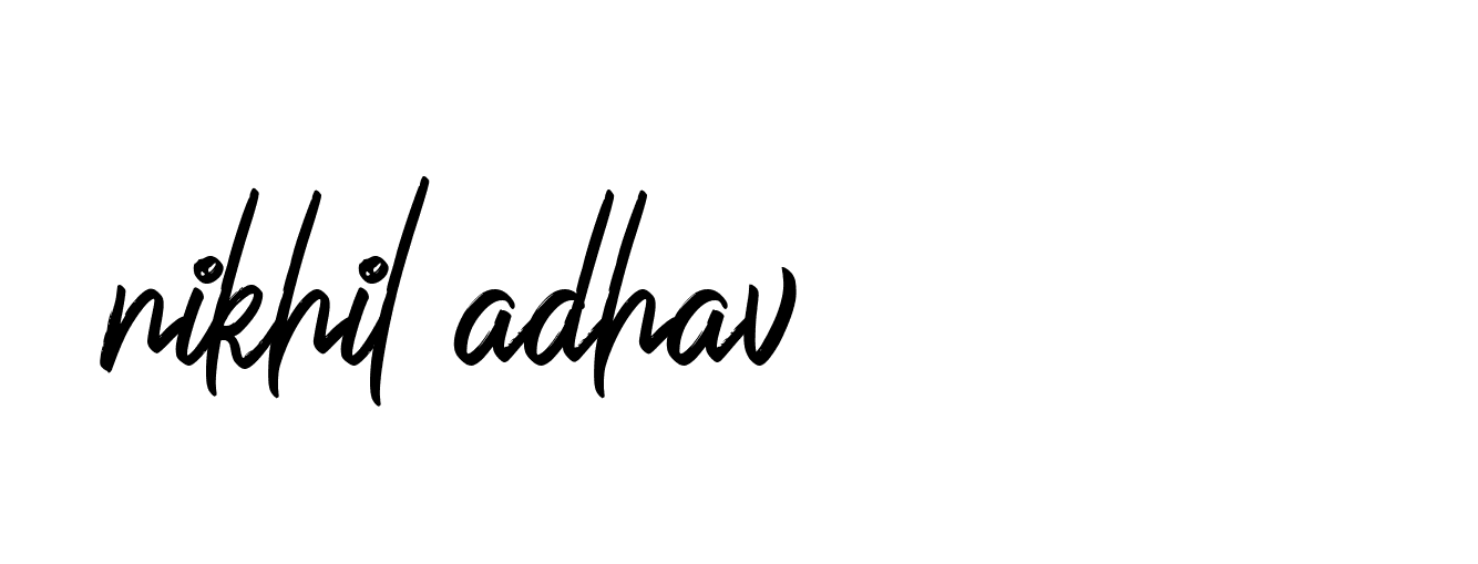 Signature of nikhil-adhav