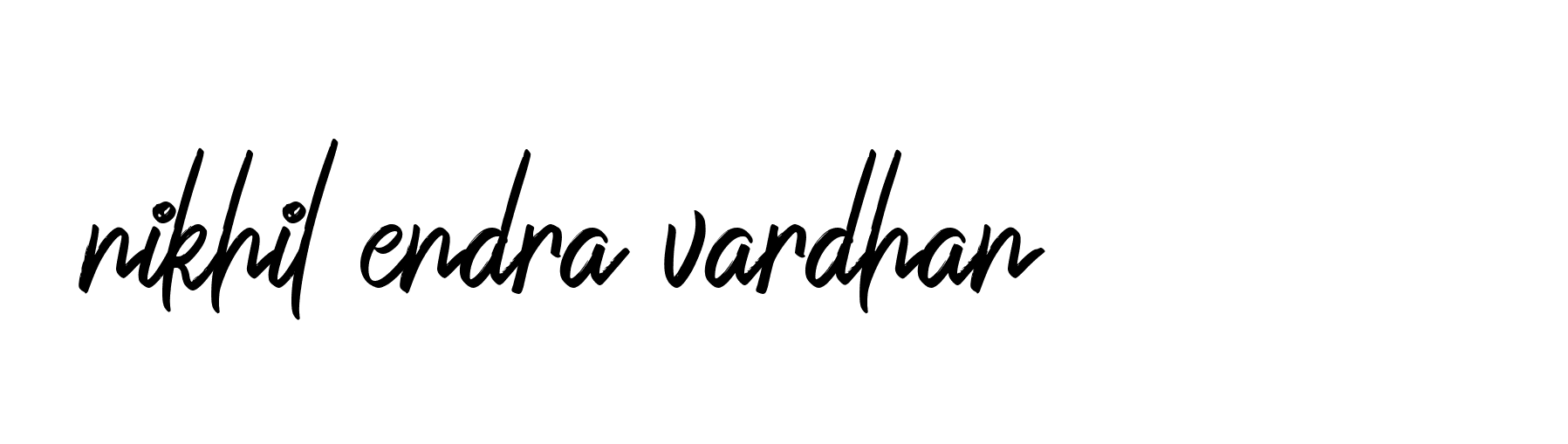 Signature of nikhil-endra-vardhan