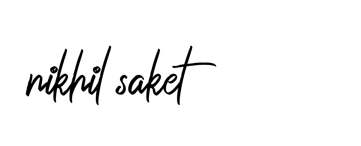 Signature of nikhil-saket