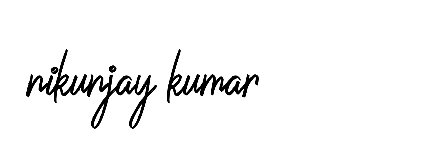 Signature of nikunjay-kumar