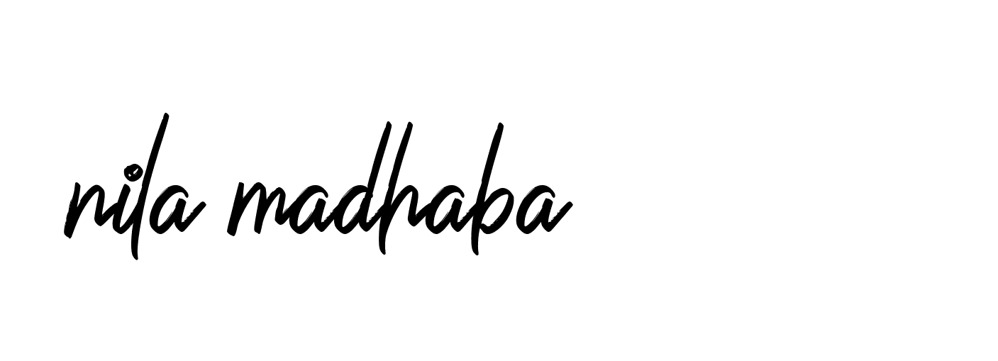 Signature of nila-madhaba